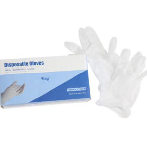 Einweg-PVC-Handschuhe Medizinische Inspektionshandschuhe / Essen / Schönheit / Medizinisch